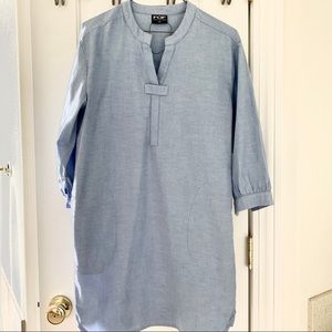 Chambray shirt  dress